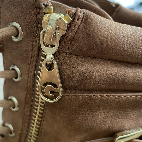 Guess Jaydyn High Heel Platform Combat Boots - Picture 11 of 13